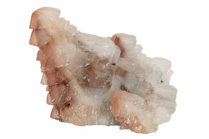Pagoda Style Calcite Crystals on Calcite - Fluorescent! #215955